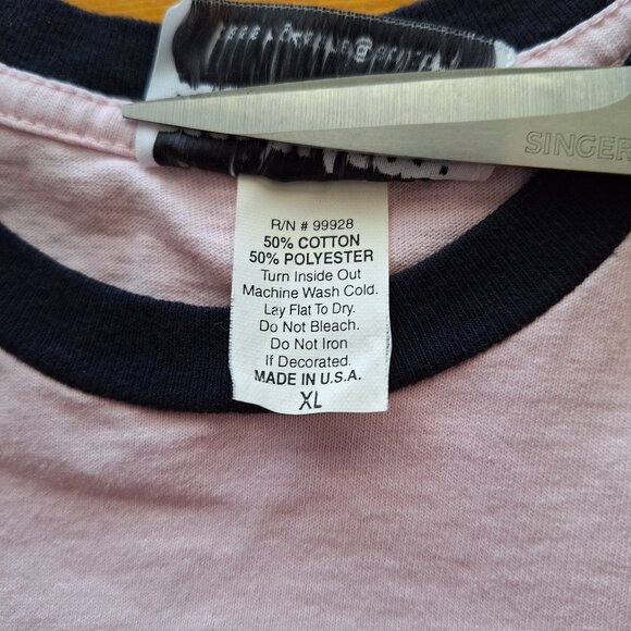 Kitty Galore Pink Top with Black-Trimmed Sleeves - Picture 7 of 7